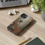 Great Dane Acrylic tough phone case by Tritan, on a desk