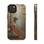 Great Dane Acrylic tough phone case by Tritan, front and side