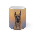 Great Dane Acrylic ceramic mug by Tritan, front