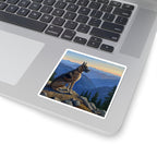 Great Dane Acrylic vinyl sticker by Tritan, on a laptop