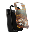 Havanese Acrylic tough phone case by Tritan, two-piece layers