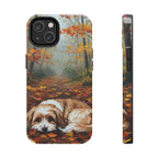 Havanese Acrylic tough phone case by Tritan, front and side