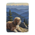 Havanese Acrylic sherpa blanket by Tritan, front