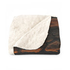 Havanese Acrylic sherpa blanket by Tritan, folded