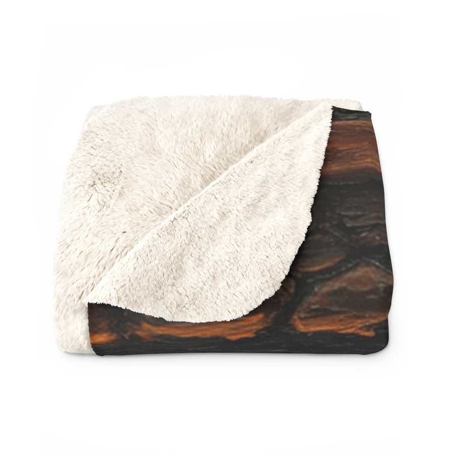 Acrylic Havanese - Winter Hearth | Sherpa Fleece Blanket