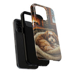 Havanese Acrylic tough phone case by Tritan, two-piece layers