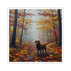 Labrador Retriever Acrylic vinyl sticker by Tritan, front