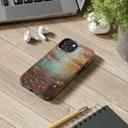 Labrador Retriever Acrylic tough phone case by Tritan, on a desk