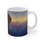 Labrador Retriever Acrylic ceramic mug by Tritan, right handle