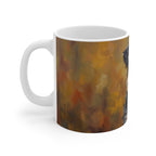 Miniature Schnauzer Acrylic ceramic mug by Tritan, left handle