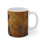 Miniature Schnauzer Acrylic ceramic mug by Tritan, right handle