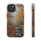 Miniature Schnauzer Acrylic tough phone case by Tritan, front and side