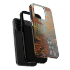 Miniature Schnauzer Acrylic tough phone case by Tritan, two-piece layers