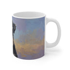 Miniature Schnauzer Acrylic ceramic mug by Tritan, right handle