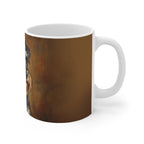 Miniature Schnauzer Acrylic ceramic mug by Tritan, right handle