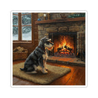 Miniature Schnauzer Acrylic vinyl sticker by Tritan, front
