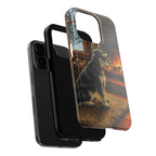 Miniature Schnauzer Acrylic tough phone case by Tritan, two-piece layers