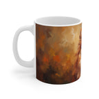 Pomeranian Acrylic ceramic mug by Tritan, left handle