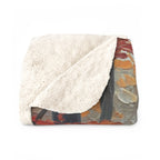 Pomeranian Acrylic sherpa blanket by Tritan, folded