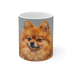 Pomeranian Acrylic ceramic mug by Tritan, front
