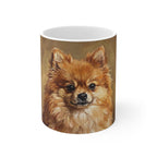 Pomeranian Acrylic ceramic mug by Tritan, front