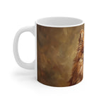 Pomeranian Acrylic ceramic mug by Tritan, left handle