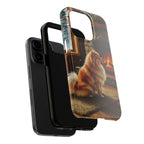 Pomeranian Acrylic tough phone case by Tritan, two-piece layers
