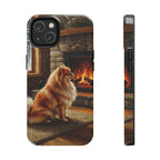 Pomeranian Acrylic tough phone case by Tritan, front and side