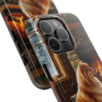Pomeranian Acrylic tough phone case by Tritan, close-up