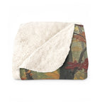 Poodle Acrylic sherpa blanket by Tritan, folded