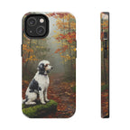 Poodle Acrylic tough phone case by Tritan, front and side