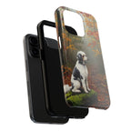 Poodle Acrylic tough phone case by Tritan, two-piece layers