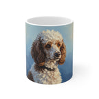 Poodle Acrylic ceramic mug by Tritan, front