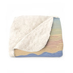 Poodle Acrylic sherpa blanket by Tritan, folded