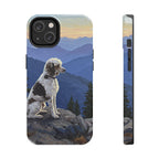 Poodle Acrylic tough phone case by Tritan, front and side