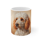 Poodle Acrylic ceramic mug by Tritan, front