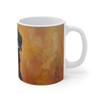 Rottweiler Acrylic ceramic mug by Tritan, right handle