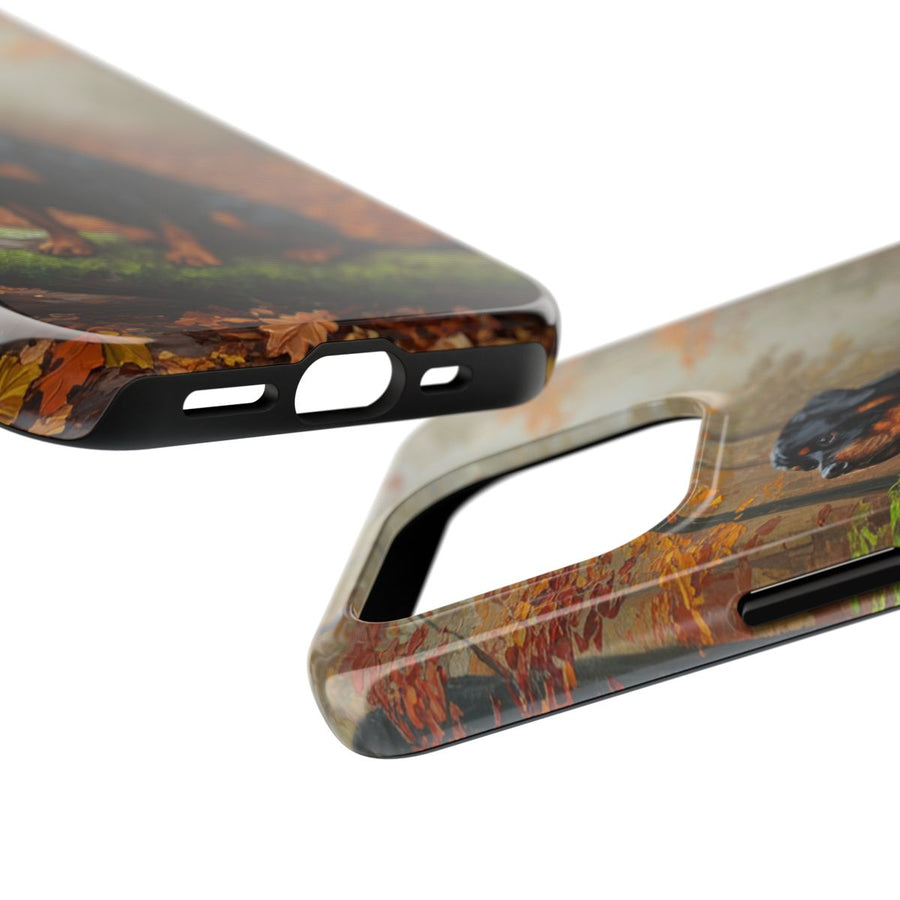 Rottweiler Acrylic tough phone case by Tritan, side