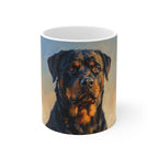 Rottweiler Acrylic ceramic mug by Tritan, front