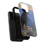 Rottweiler Acrylic tough phone case by Tritan, two-piece layers