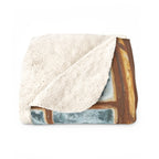 Rottweiler Acrylic sherpa blanket by Tritan, folded