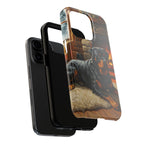 Rottweiler Acrylic tough phone case by Tritan, two-piece layers