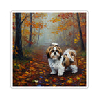 Shih Tzu Acrylic vinyl sticker by Tritan, front