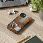 Shih Tzu Acrylic tough phone case by Tritan, on a desk