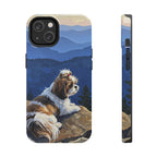 Shih Tzu Acrylic tough phone case by Tritan, front and side