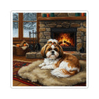 Shih Tzu Acrylic vinyl sticker by Tritan, front