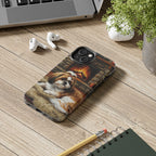 Shih Tzu Acrylic tough phone case by Tritan, on a desk
