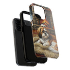 Shih Tzu Acrylic tough phone case by Tritan, two-piece layers