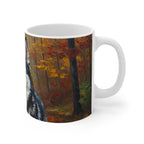 Siberian Husky Acrylic ceramic mug by Tritan, right handle