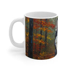 Siberian Husky Acrylic ceramic mug by Tritan, left handle